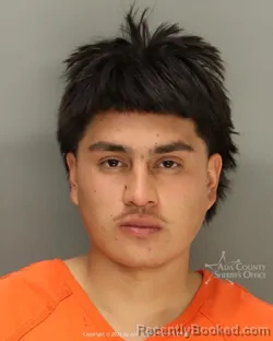 Mugshot of Joaquin Kwi-na'a Smartt booked in Ada County, Idaho on May 9, 2026