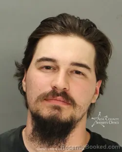 Mugshot of Trayson Mayne Ward booked in Ada County, Idaho on May 10, 2026
