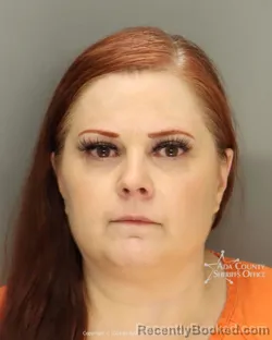 Mugshot of Michelle Flores booked in Ada County, Idaho on May 11, 2026