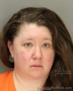 Mugshot of Katrina Ellen Blair booked in Ada County, Idaho on May 13, 2026