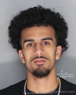 Mugshot of Mahai Abdulridha Lami booked in Ada County, Idaho on May 13, 2026