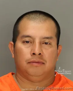 Mugshot of Omar Zonibray Cruz hernandez booked in Ada County, Idaho on May 13, 2026