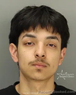 Mugshot of Benjamin Valenzuela booked in Ada County, Idaho on May 14, 2026