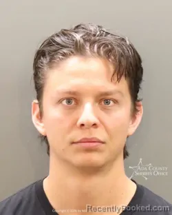 Mugshot of Elijah Charles Lester booked in Ada County, Idaho on May 17, 2026
