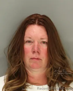 Mugshot of Erika Lynn Larsen booked in Ada County, Idaho on May 18, 2026