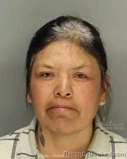 Mugshot of Mabel Sapp booked in Ada County, Idaho on May 19, 2026
