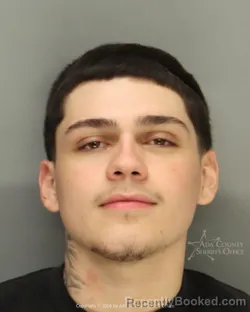 Mugshot of Johnny Gonzalez booked in Ada County, Idaho on May 21, 2026