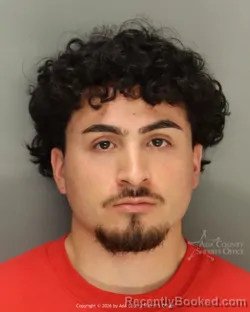 Mugshot of Jonathan Hernandez booked in Ada County, Idaho on May 24, 2026