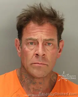 Booking photo from Ada County, Idaho