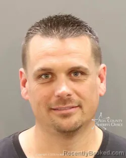 Mugshot of Zachary Jacob Holm booked in Ada County, Idaho on June 4, 2026
