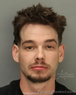Mugshot of Brendan James Easton booked in Ada County, Idaho on June 7, 2026
