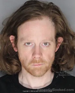 Mugshot of Ryan Terry joseph Cozza booked in Ada County, Idaho on June 7, 2026