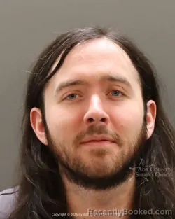 Mugshot of Eric Clayton Potter booked in Ada County, Idaho on June 17, 2026