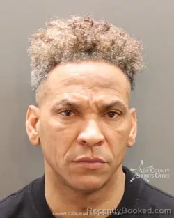 Mugshot of Edinson Rafael Serrrano rubio booked in Ada County, Idaho on June 20, 2026
