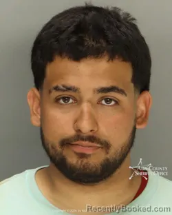 Mugshot of Kevin Andres Castellanos gelves booked in Ada County, Idaho on June 20, 2026