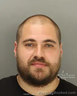 Mugshot of Zachary John Hall booked in Ada County, Idaho on June 20, 2026