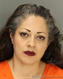 Mugshot of Sylvia Naomi Contreras booked in Ada County, Idaho on June 21, 2026