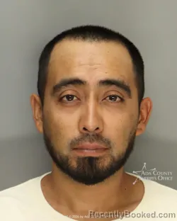 Mugshot of Marcelino Duran lara booked in Ada County, Idaho on June 21, 2026