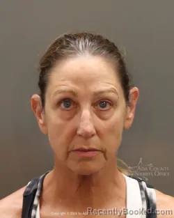 Mugshot of Sandra Renee Sanchez booked in Ada County, Idaho on June 21, 2026