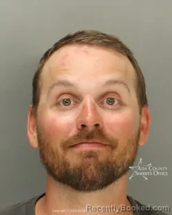 Mugshot of Andrew Michael Hanson booked in Ada County, Idaho on June 21, 2026
