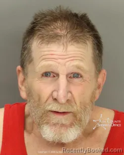 Mugshot of James Vincent George booked in Ada County, Idaho on June 23, 2026