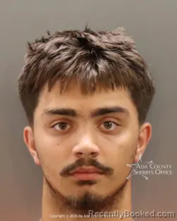 Mugshot of Alen Hasanovic booked in Ada County, Idaho on June 24, 2026
