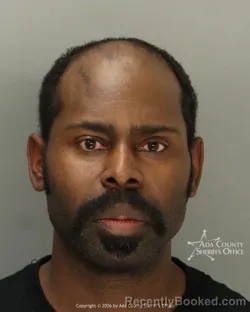 Mugshot of James Ryan Thomas booked in Ada County, Idaho on June 25, 2026