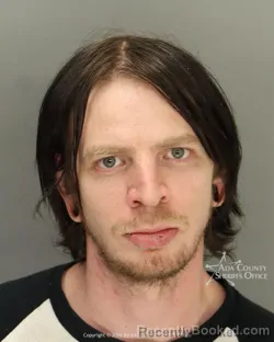 Mugshot of Zachary Paul Ward booked in Ada County, Idaho on June 26, 2026