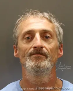 Mugshot of Richard Eugene Stevens booked in Ada County, Idaho on June 27, 2026