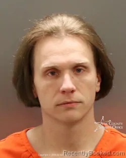 Mugshot of Jonathan Raymond Hensley booked in Ada County, Idaho on June 28, 2026