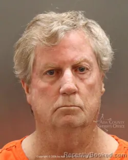 Mugshot of David Roy Bakke booked in Ada County, Idaho on June 28, 2026