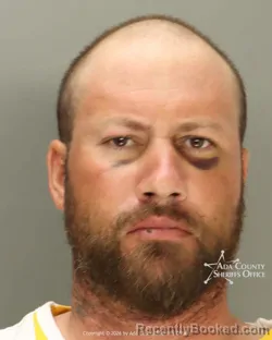 Mugshot of Richard Michael Miller booked in Ada County, Idaho on July 4, 2026