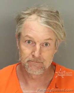 Mugshot of Bobby Lynn Mulkins booked in Ada County, Idaho on July 6, 2026