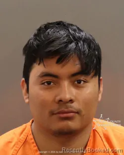 Mugshot of Eblin Vasquez fuentes booked in Ada County, Idaho on July 8, 2026
