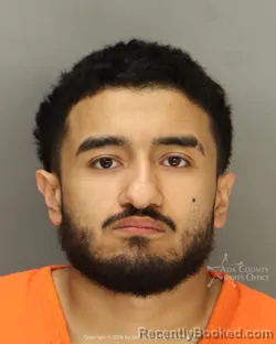 Mugshot of Alexander Sanchez booked in Ada County, Idaho on July 8, 2026