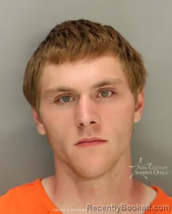 Mugshot of Ammon Jayce Henderson booked in Ada County, Idaho on July 11, 2026