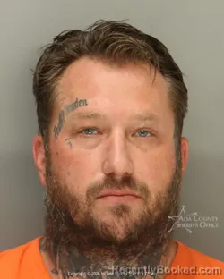 Mugshot of Tyler John Broadhead booked in Ada County, Idaho on July 11, 2026