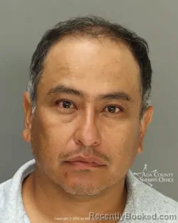 Mugshot of Carlos Angel Rangel-Estrada booked in Ada County, Idaho on July 12, 2026
