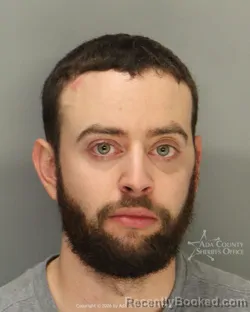 Mugshot of Dominik Kinman Copper booked in Ada County, Idaho on July 12, 2026