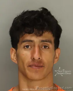 Mugshot of Javier Galvin Ortiz booked in Ada County, Idaho on July 11, 2026