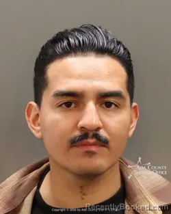 Mugshot of Ryan Sanchez booked in Ada County, Idaho on July 13, 2026