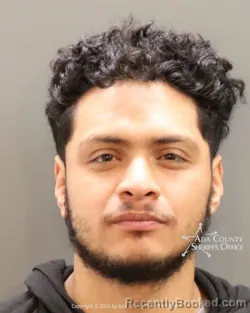 Mugshot of Jared Palominos ferraz booked in Ada County, Idaho on July 14, 2026