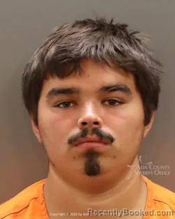 Mugshot of Santana Manuel Contreras booked in Ada County, Idaho on July 14, 2026