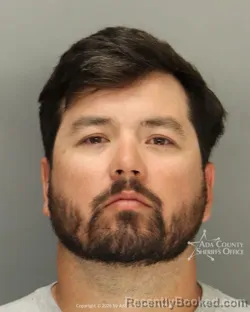 Mugshot of Joseph Anthony Watkins booked in Ada County, Idaho on July 15, 2026