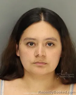 Mugshot of Silvia Torres lopez booked in Ada County, Idaho on July 15, 2026