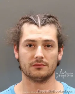 Mugshot of Jason Tyler Reusser booked in Ada County, Idaho on July 26, 2026