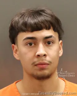 Mugshot of Khiion Isael Garcia booked in Ada County, Idaho on October 1, 2026