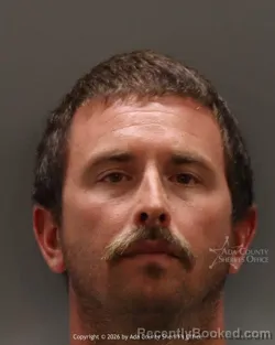 Mugshot of Tyler Lee Browne booked in Ada County, Idaho on August 10, 2026