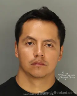Mugshot of Ayiwin Leonel Roblero Morales booked in Ada County, Idaho on August 11, 2026