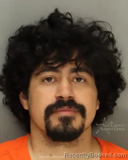 Mugshot of Enrique Hernandez booked in Ada County, Idaho on August 11, 2026